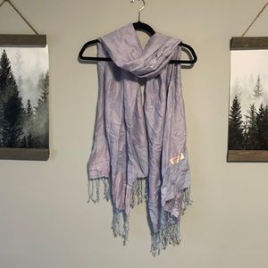 Pastel purple scarf